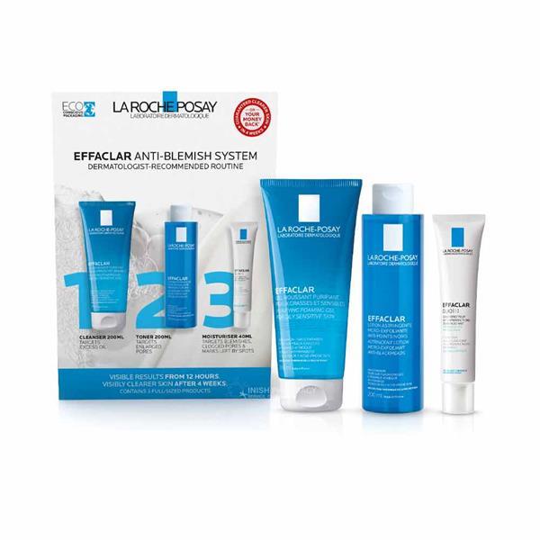 La Roche-Posay Effaclar Anti-Blemish System - Targets Blemishes, Acne, Enlarged Pores, Excess Oil, Dermatologist-Recommended