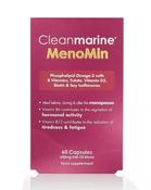 Cleanmarine MenoMin 60 Capsules - For Peri & Menopause - Hormones, Brain, Tiredness, Food Supplement
