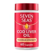 Seven Seas Cod Liver Oil Maximum Strength 60 Capsules