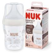 Nuk Perfect Match 0m+ Silicone  Bottle 150ml image