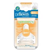 Dr Browns Options+ Teats - 6m+