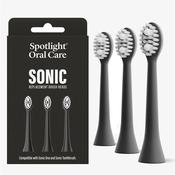 Spotlight Oral Care Sonic  Replacement Brush Heads Black image