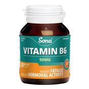 Sona Vitamin B6 50mg Tablets (30) image
