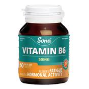 Sona Vitamin B6 50mg Tablets (60)