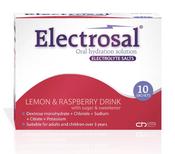 Electrosal Oral Hydration Solution 10 Sachets - lemon &amp; raspberry