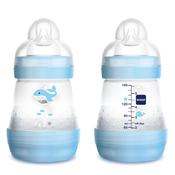 Mam Easy Start Bottle Twin Pack 160ml - Blue