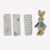 Peter Rabbit Soft Toy &amp; Muslin Gift Set image