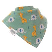 Ziggle Bandana Bib Elephant &amp; Giraffe