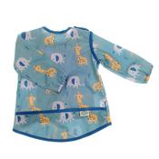 Ziggle  Coverall Feeding Bib Giraffe &amp; Elephant