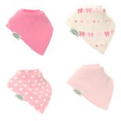 Ziggle Bandana Bibs Hearts &amp; Bows image