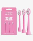 Spotlight Oral Care Sonic  Replacement Brush Heads Pink image