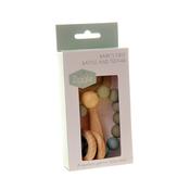 Ziggle Babys First Rattle And Teether Blush image