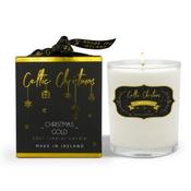Celtic Candles Christmas Gold Tumbler