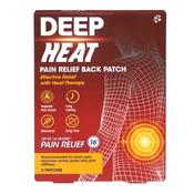 Deep Heat Pain Relief Back Patch 2 Pack