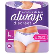 Always Discreet Incontinence Pants Normal - Large