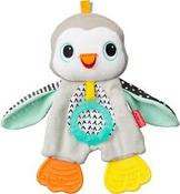 Infantino Cuddly Teether Om+ Penguin image