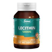 Sona Lecithin 1200mg 90 Capsules image