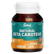 Sona Natural Beta Carotene 60 Capsules image