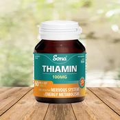 Sona Thiamin 100mg 60 Tablets