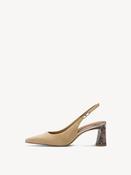 Tamaris - 29624 Beige Snake Slingback