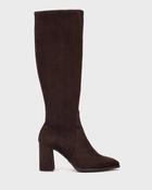 Wonders - M-5441 Brown Sock Block Heel Boot image