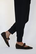 Wonders - A-3840 Leopard Wedge Mary Jane
