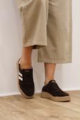 Remonte - D3E00-25 Brown Suede Trainer