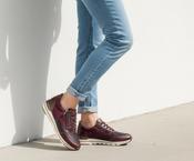 Remonte - R6714 Burgundy Zip Trainer