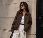 Anna - Brown Oversized Jacket image