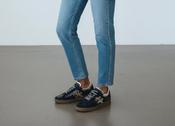 Another Trend - [BLUE] A0348527 Blue Velvet &amp; Suede Trainer image