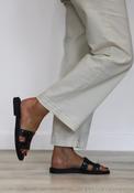 Oh My Sandals - 5840 Black Stud Slide
