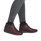 Rieker - 44281 Burgundy Tex Ankle Boot
