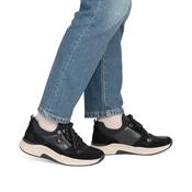 Remonte - D3V01 Black Zip Trainer image