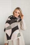 Elie Beaumont - Black/Grey/Pink Scarf image