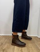 Jose Saenz -2269 Brown Zip Ankle Boot