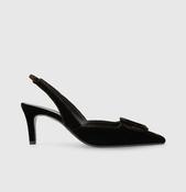 Lodi - Nestor Brown Velvet Slingback