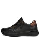 Ara - Vienna 52604 Black Zip Trainer [K Fitting] image