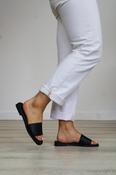 Oh My Sandals - 5829 Black Woven Slide image