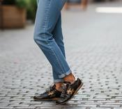 Another Trend - A07847 [Negro] Black &amp; Bronze Patent Trainer image