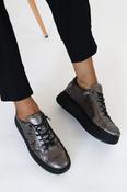 Wonders - A-5201 Pewter Slip On Trainer