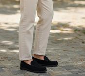 Tamaris - 24251 Black Suede Loafer