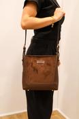 Alice Wheeler - Kensington Brown Crossbody Bag image