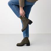 Paul Green - 8291 Khaki Suede Ankle Boot image