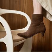 Paul Green - 8288 Brown Kitten Heel Boot image