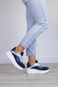 Jose Saenz - 2311 Navy/Silver Wedge Trainer