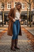 Remonte - D2A79 - Brown Med Calf Boot