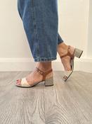 Tamaris - 28249 Ivory Multi Heel Sandal image