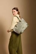 Alice Wheeler - Shoreditch Green/Print Travel Bag