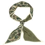 Elie Beaumont - Silk Green Multi Neck Scarf image