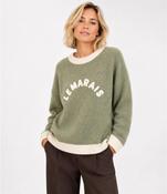 Anna - Green/ Cream Jumper [Preorder for September 15th]